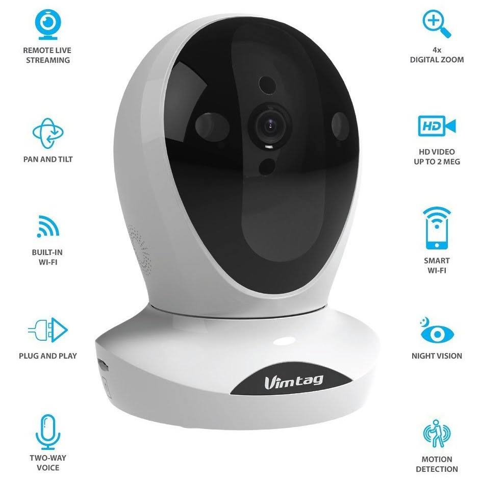 Wireless Security Camera with Two-Way Audio K7487