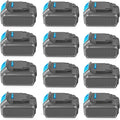 12 Packs 20V 6.0Ah Battery with LED Indicator B186