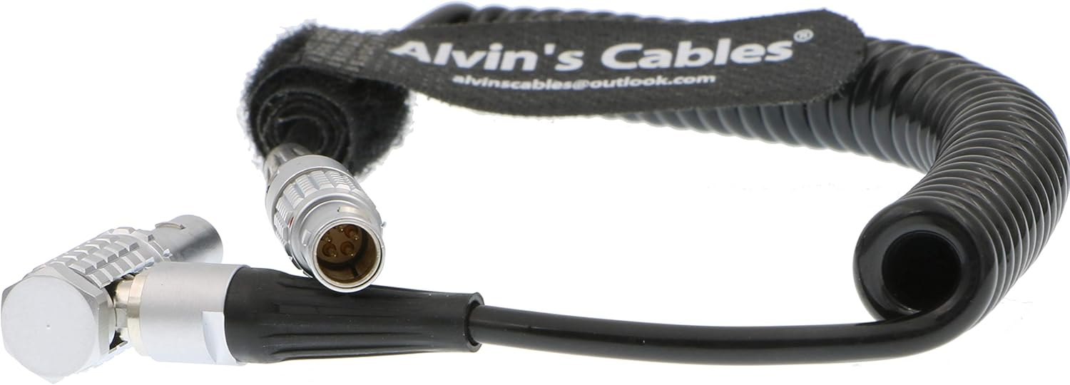 5 Pin Male to 5pin Timecode Coiled Cable Pack of 2 F207289