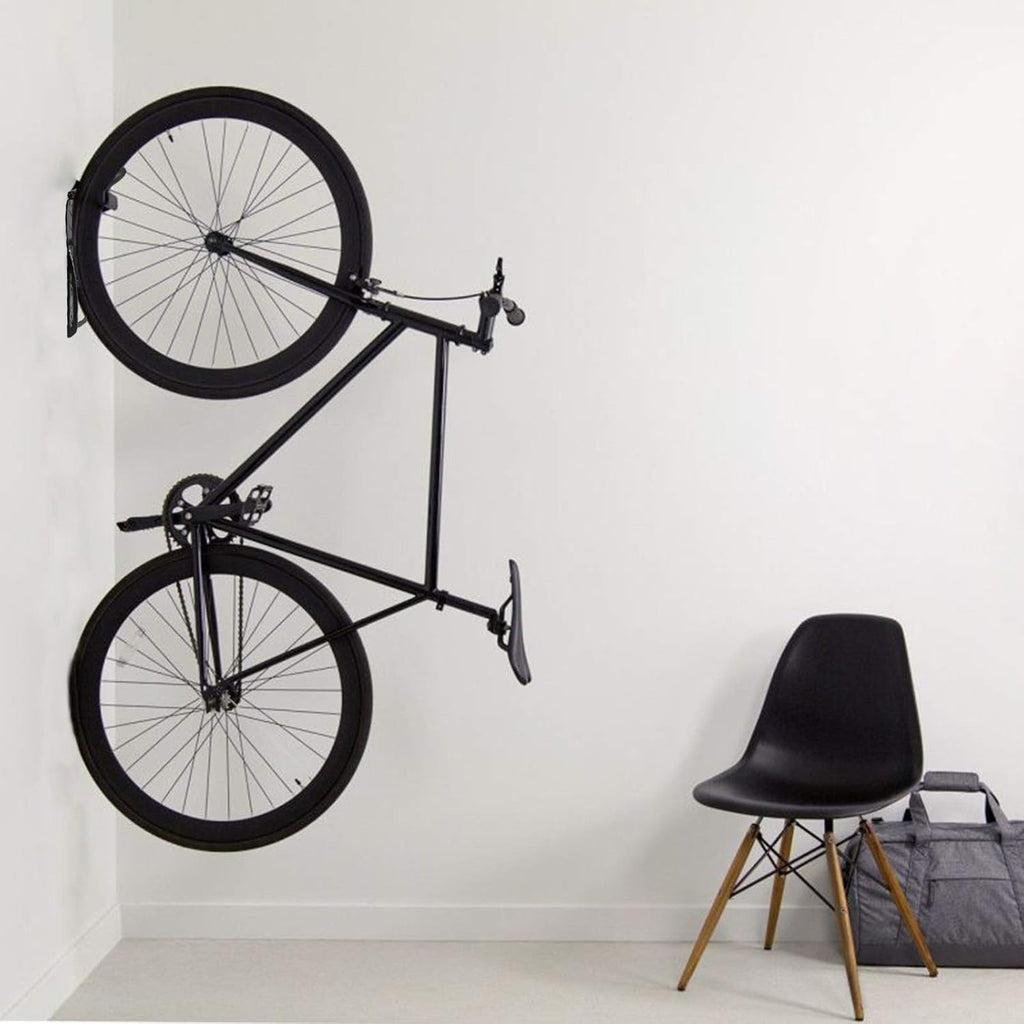 4PCS Wall Mounted Bike Rack Space Saving Bicycle Wall Hanger Vertical Bicycle Storage Stand Max. 66 Lb Pack of 2 K332