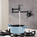 Blue Wall Mount Pot Filler Faucet K20903