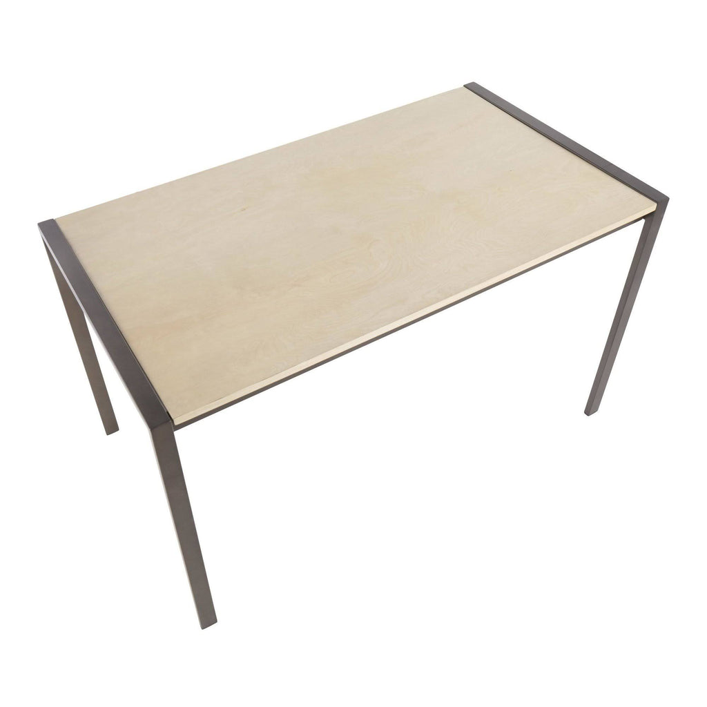 Antique Steel Black Wood Dinette Table P8513