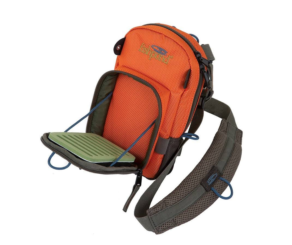 Sand Saddle Brown Vertical Chest Pack Z7488