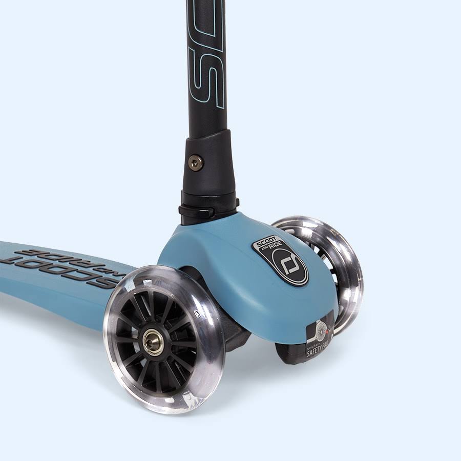 Steel Blue LED Kick Scooter Z55462