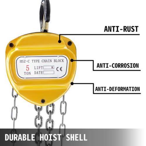 Chain Block Hoist 11000 lbs with Tow Chain R665