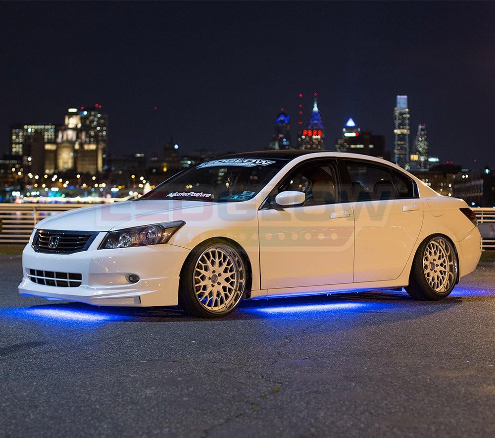 Blue Slimline LED Underbody Lighting Kit for Cars F20393