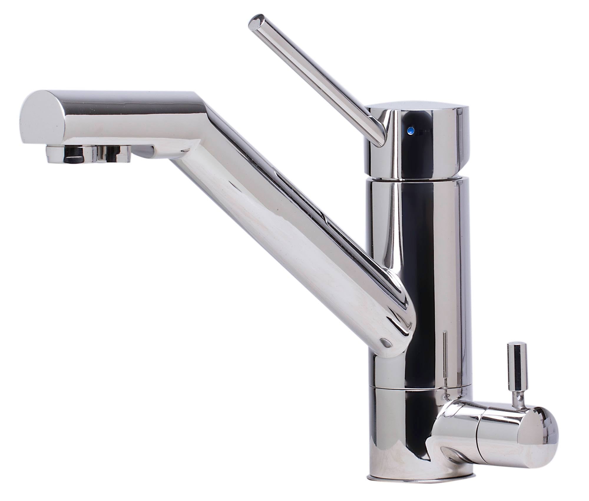 Solid Polished Stainless Steel Kitchen Faucet with Built in Water Dispenser P846