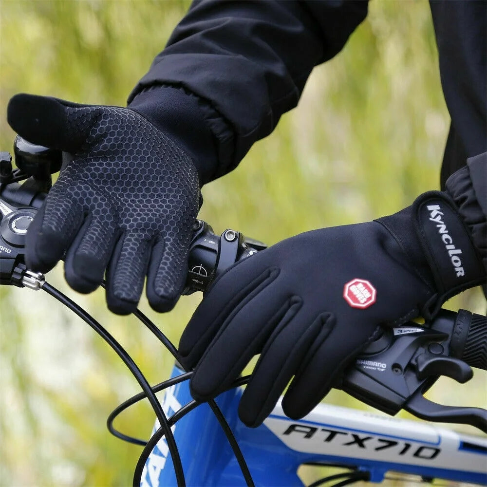 Thermal Waterproof Touchscreen Ski Snow Gloves, Large C5568