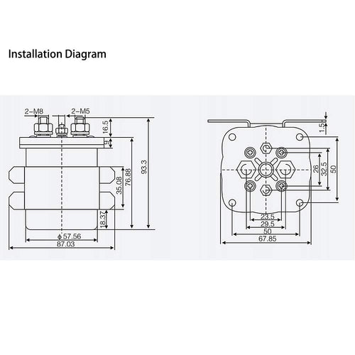 12V DC Contactor J4663
