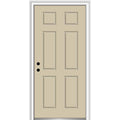 Wicker Painted Fiberglass Prehung Front Door E160