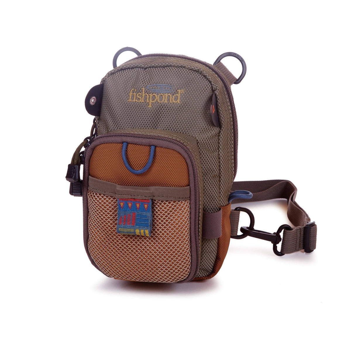 Sand Saddle Brown Vertical Chest Pack Z7488