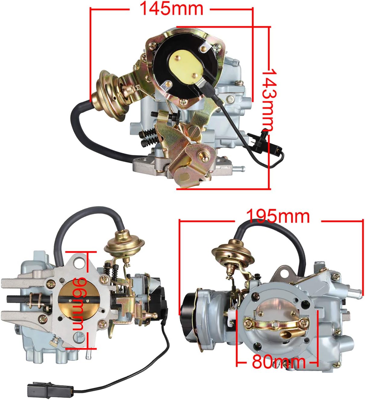 Carburetor 1 Barrel Electric Choke Compatible with Ford 4.9L 300 Cu Engine V950975