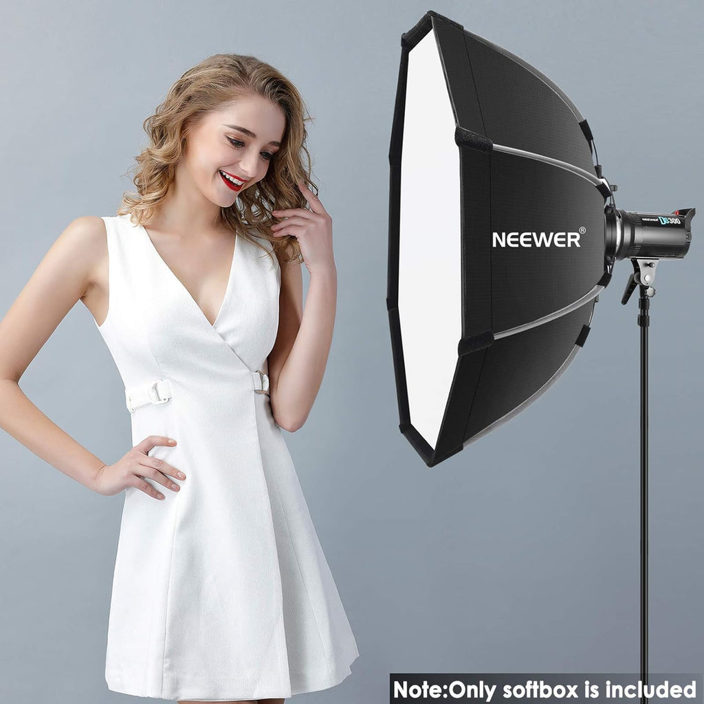 26 Inches Foldable Octagonal Softbox with Bowens Mount Speedring, Carrying Case O54407