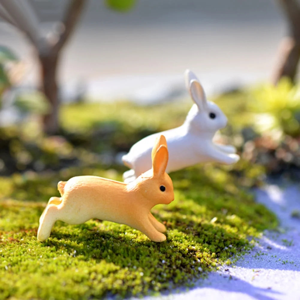 Rabbit Miniature Landscape Garden Decor Ornament Q38237