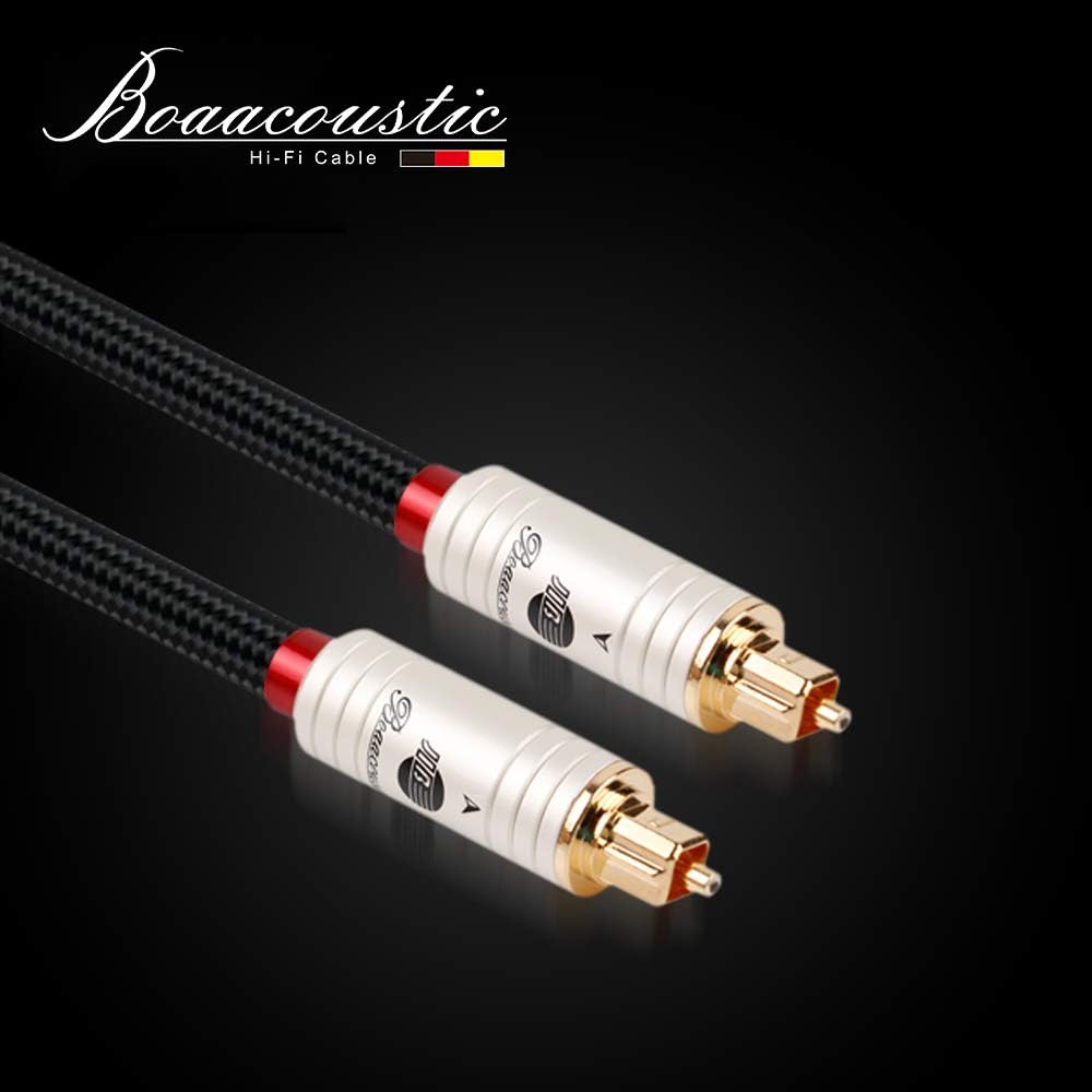 HiFi Fiber Optical Audio Cable, Toslink Cable Male to Male, 16ft/5M S18411