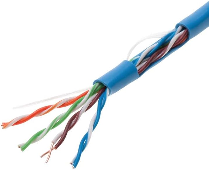 1000ft Cat5e Gray Solid 24AWG Shielded FTP Bulk Network Cable Pack of 2 N2736