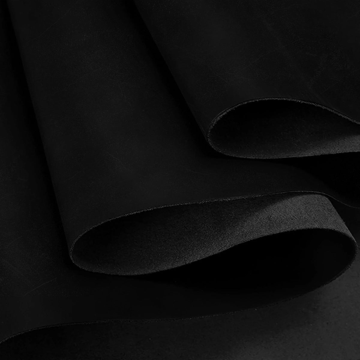 Charcoal Black 9-10 oz Full Grain Cowhide Leather K586