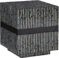 Black Stripe Accent Table H774