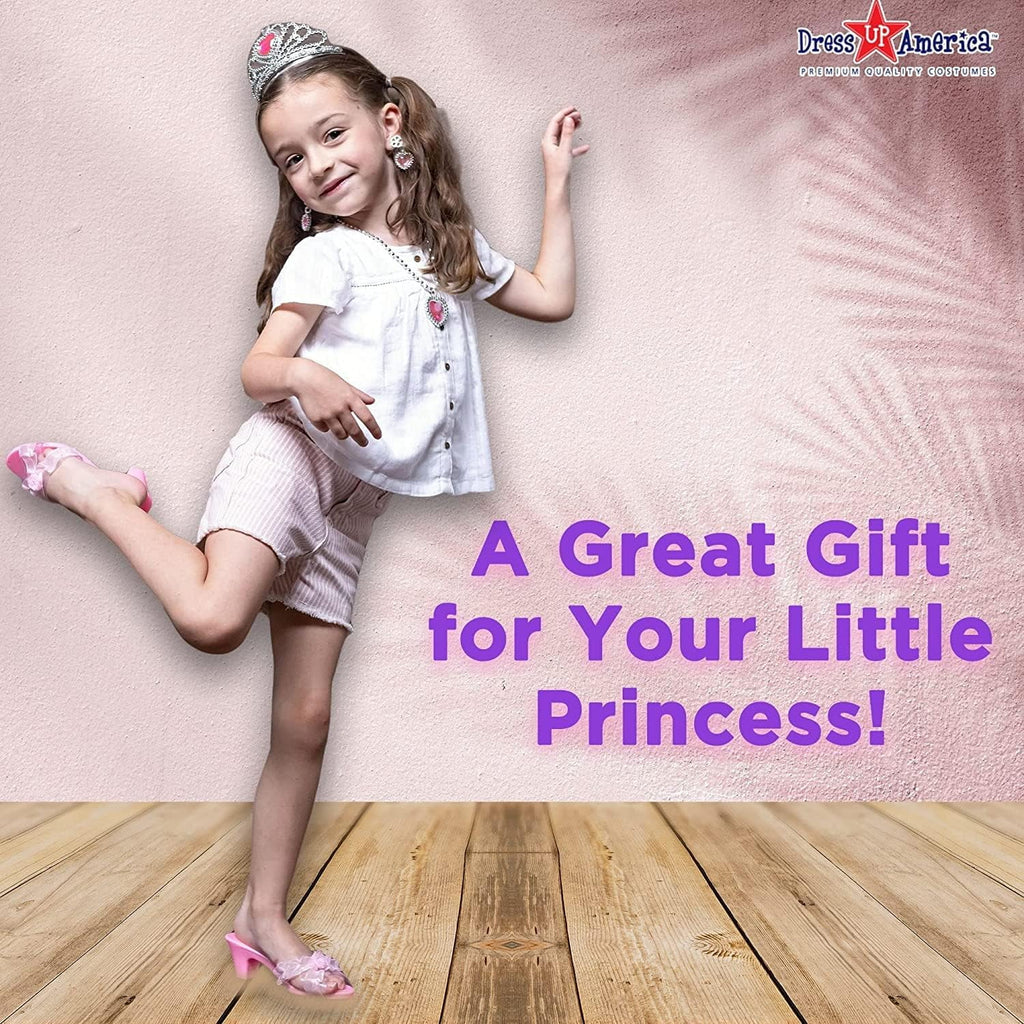 Princess Dress Up Set with Shoes, Crown & Jewelry S588