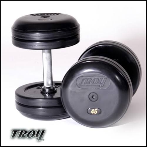 Rubber Encased Dumbbells 105 Pounds Sold As Pairs L270