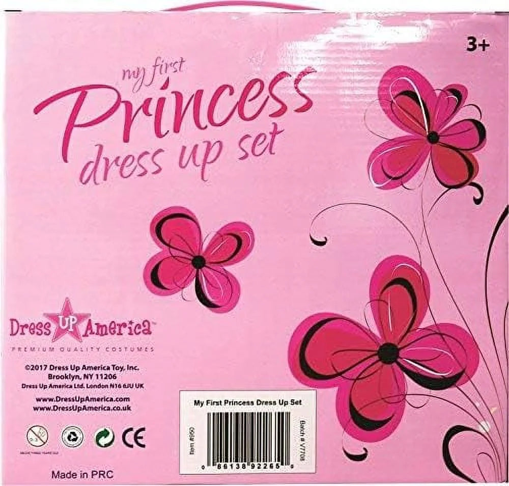 Princess Dress Up Set with Shoes, Crown & Jewelry S588
