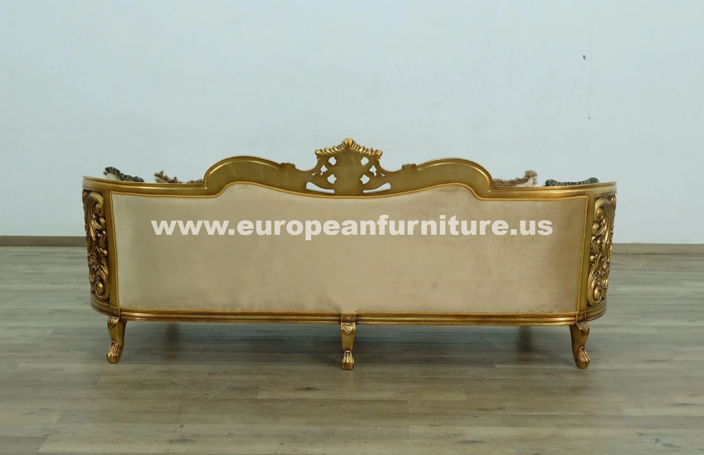 Antique-Bronze Jacquard Sofa T39820