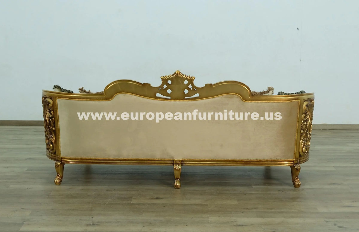 Antique-Bronze Jacquard Sofa T39820