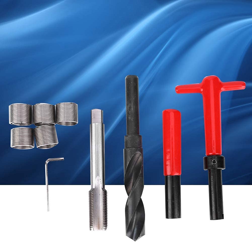 Thread Repair Kit, Metric M18x1.5mm Stainless Steel Insert Kit, Pack of 2 Q82317