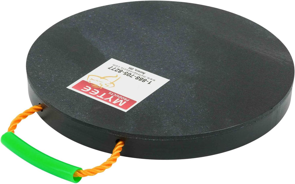 Round Outrigger Pad 15" Diameter, 1.5" Thick, 50,000 lbs WLL, 2 Pack X41785