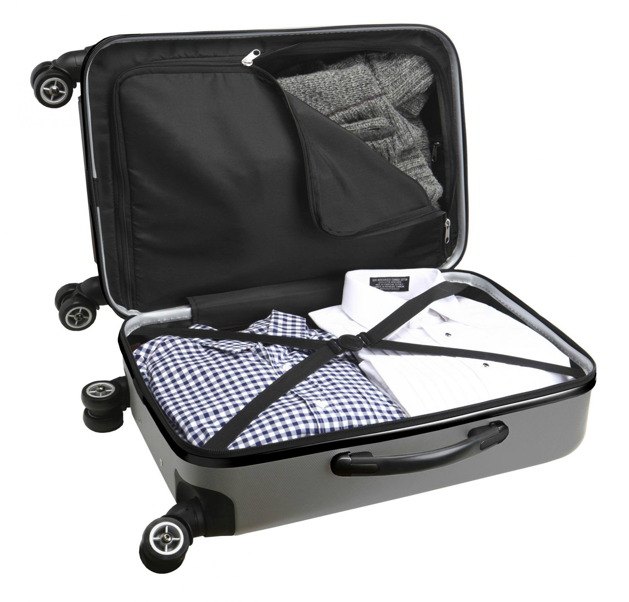 Silver 8-Wheel Hardcase Spinner Carry-On O530