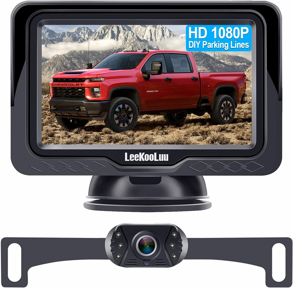 HD 1080P Backup Camera Rear View Monitor Kit W10654