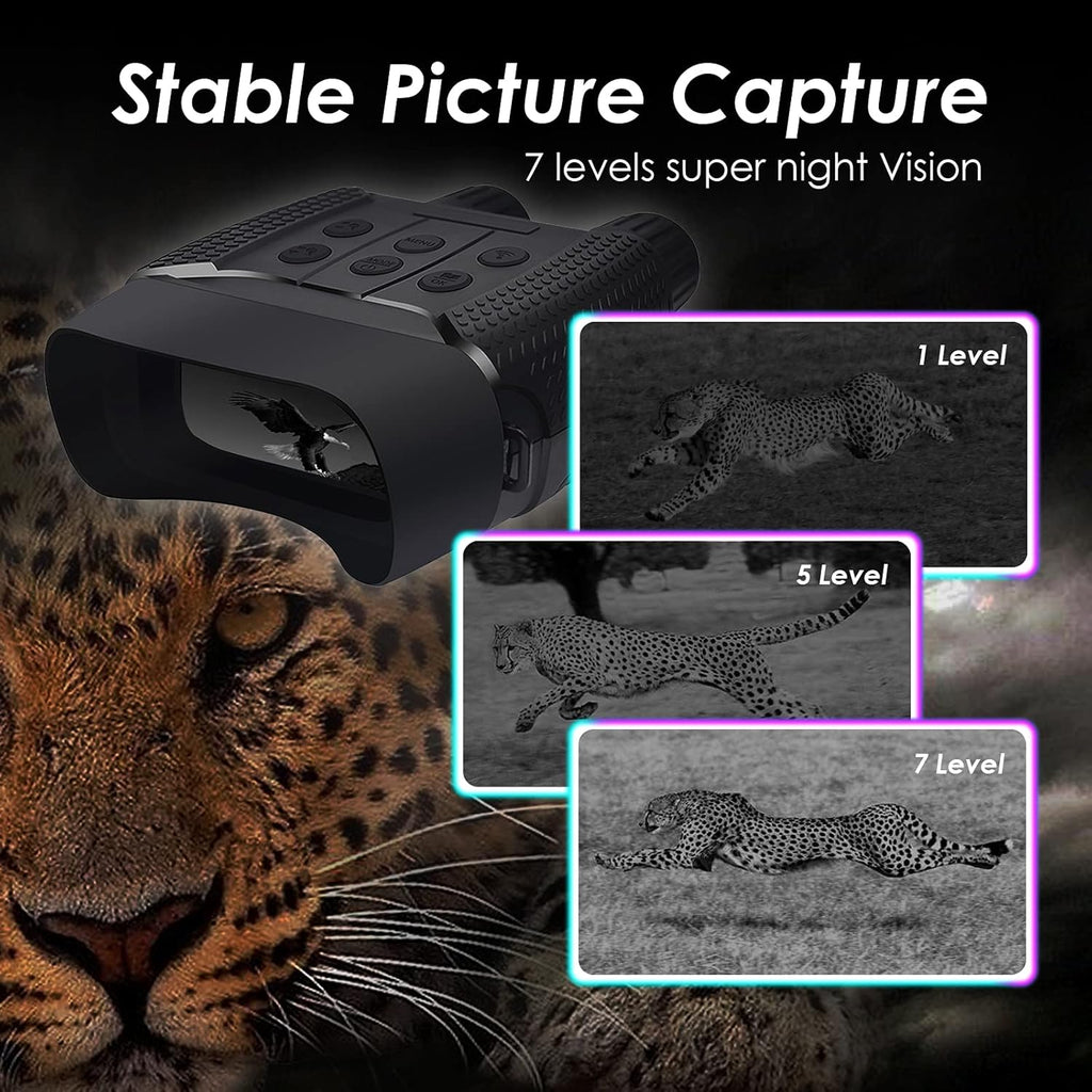 Night Vision Goggles with 2.31'' LCD Digital Infrared Binoculars with 32GB TF Card P4059
