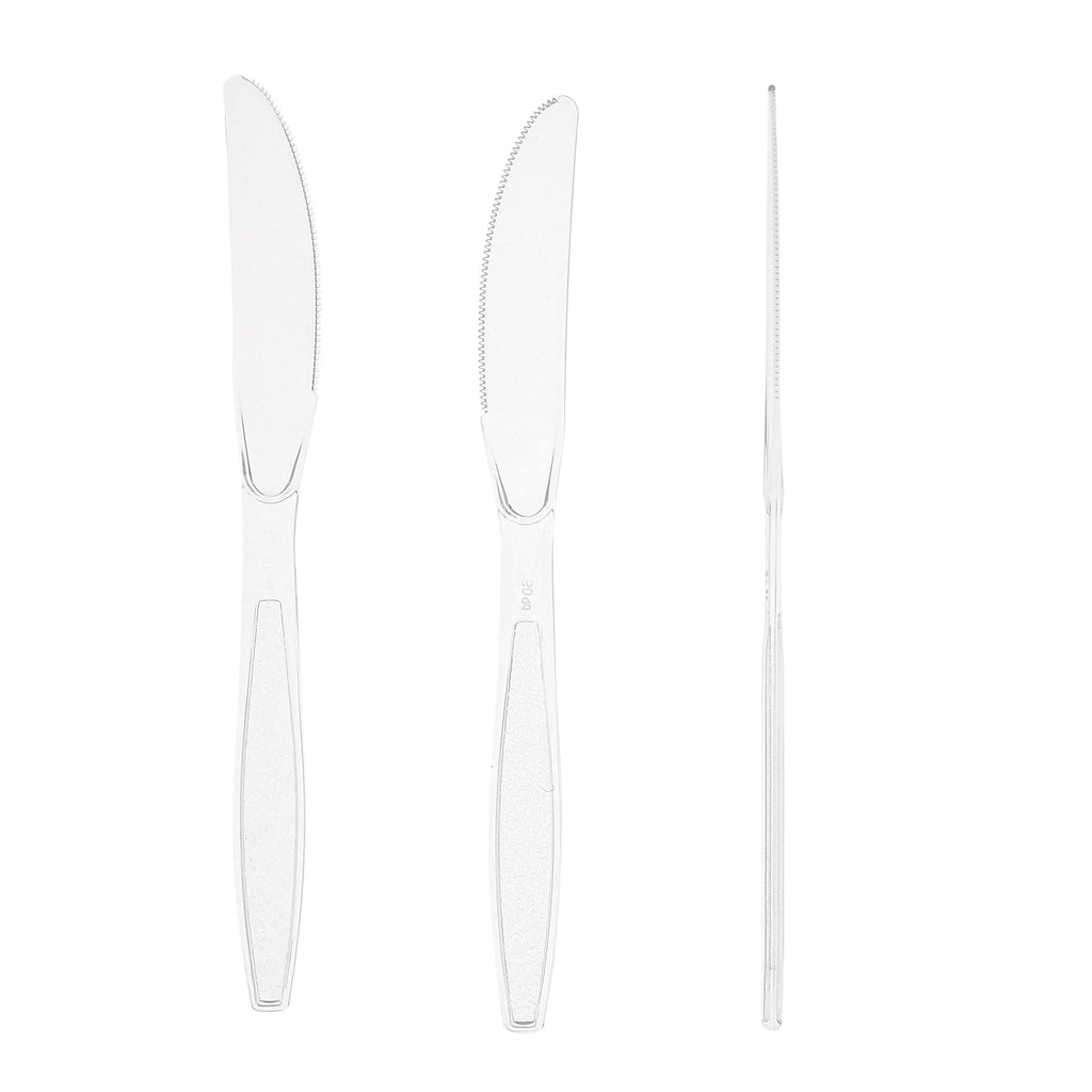 Clear Polystyrene Knives, Case of 1000 A59251