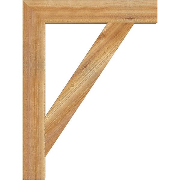 Traditional Block Rough Sawn Bracket, Western Red Cedar K202002