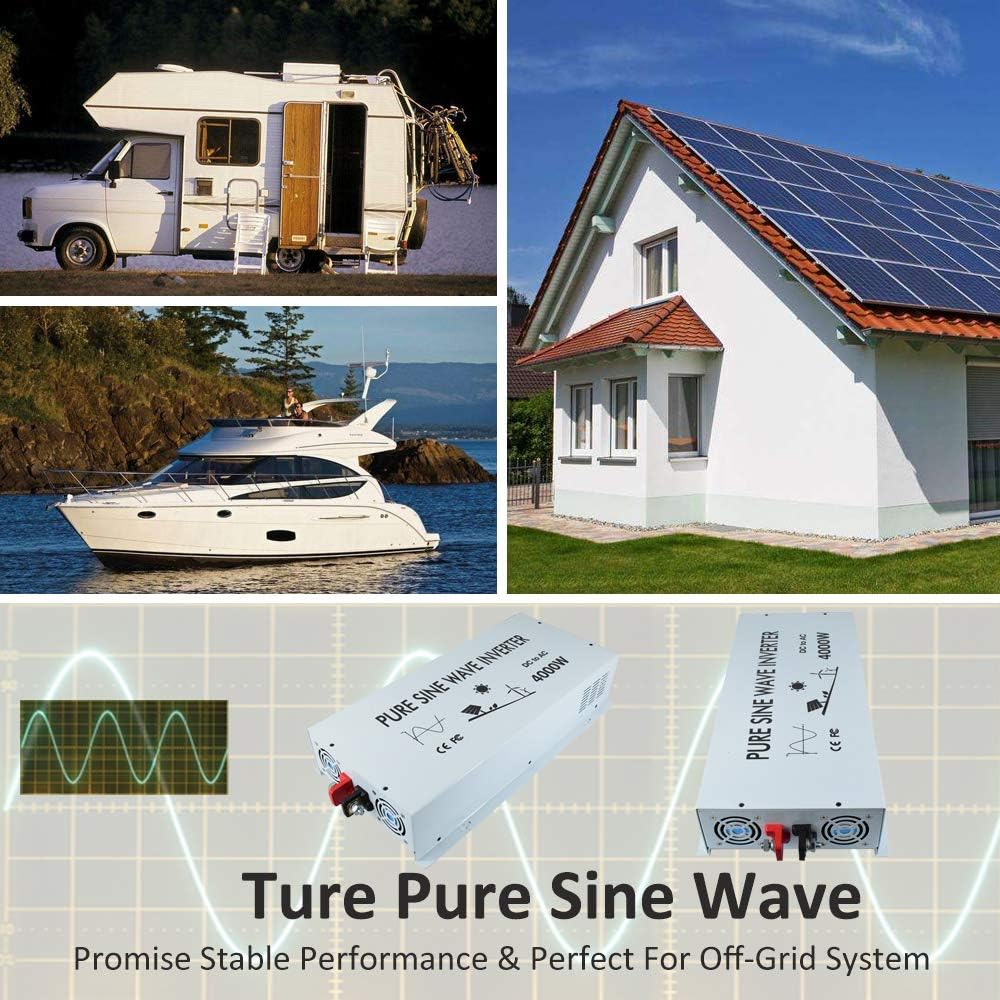 4000W 24V 120V Pure Sine Wave Power Inverter Z645
