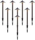 8 Pack Low Voltage Path Lights with Metal Stake and Connector U996