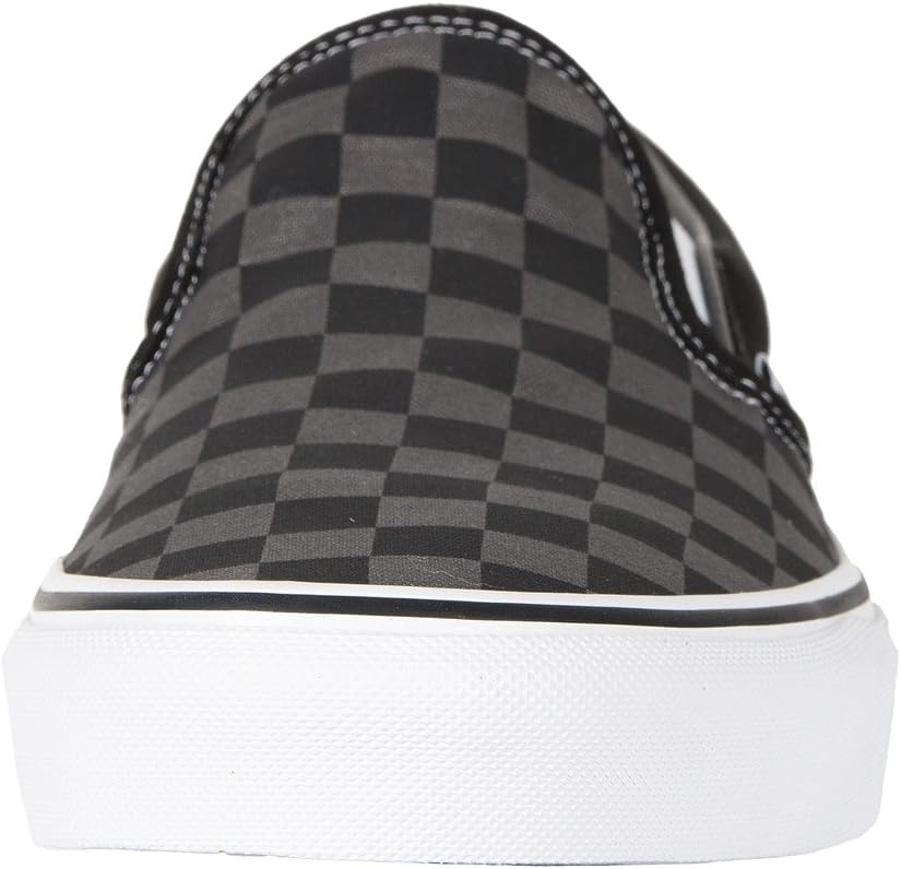 Black/Pewter Checkerboard Slip-On Shoes X449282