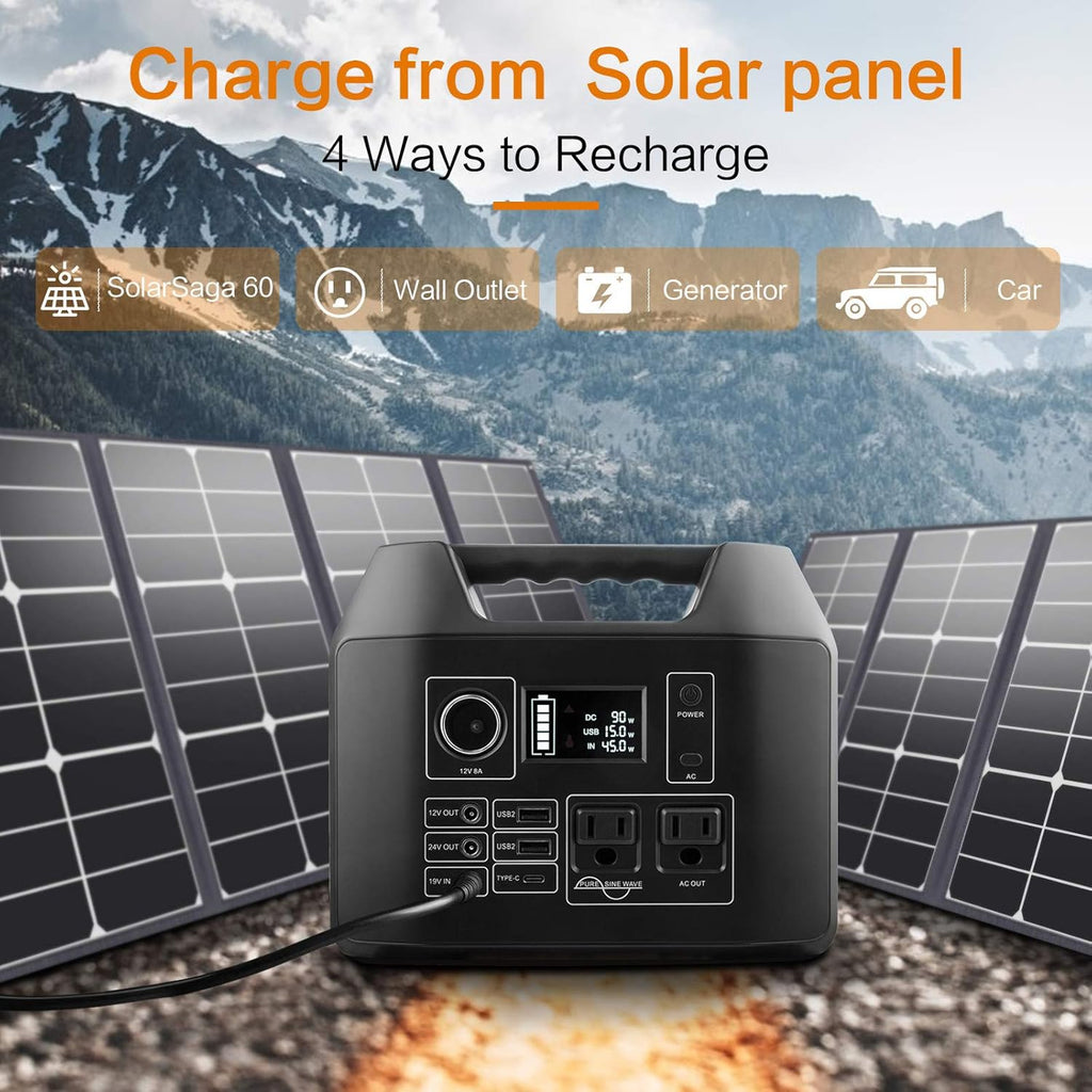 300W Portable Power Station 298Wh Lithium Battery with 8 Outputs P85671