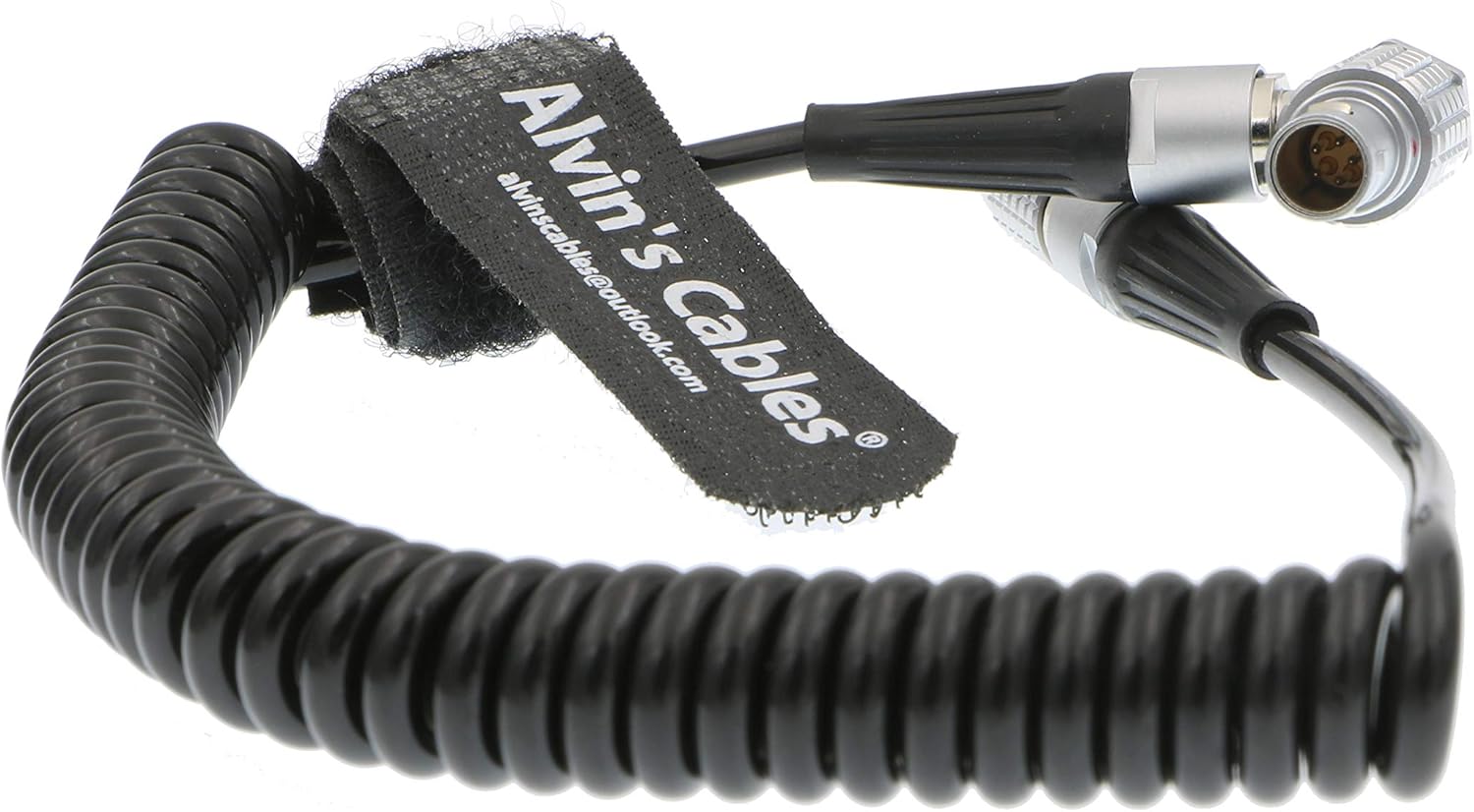 5 Pin Male to 5pin Timecode Coiled Cable Pack of 2 F207289