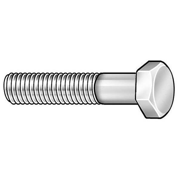 100 Pk Zinc Plated UNC Hex Head Cap Screws J12608
