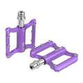 Purple Aluminum Alloy Rear Foot Peg Footrests Fit 9/16 Inch Axles MTB Bike Q3662