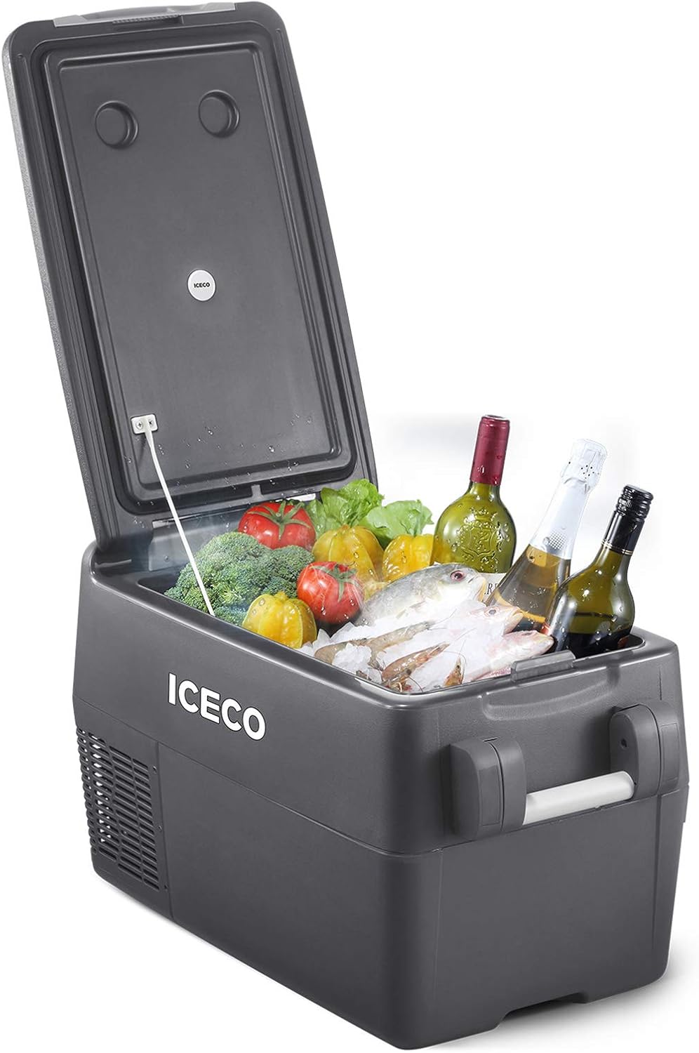Portable Refrigerator Car Fridge Freezer, 31 Liters Compact Refrigerator I724