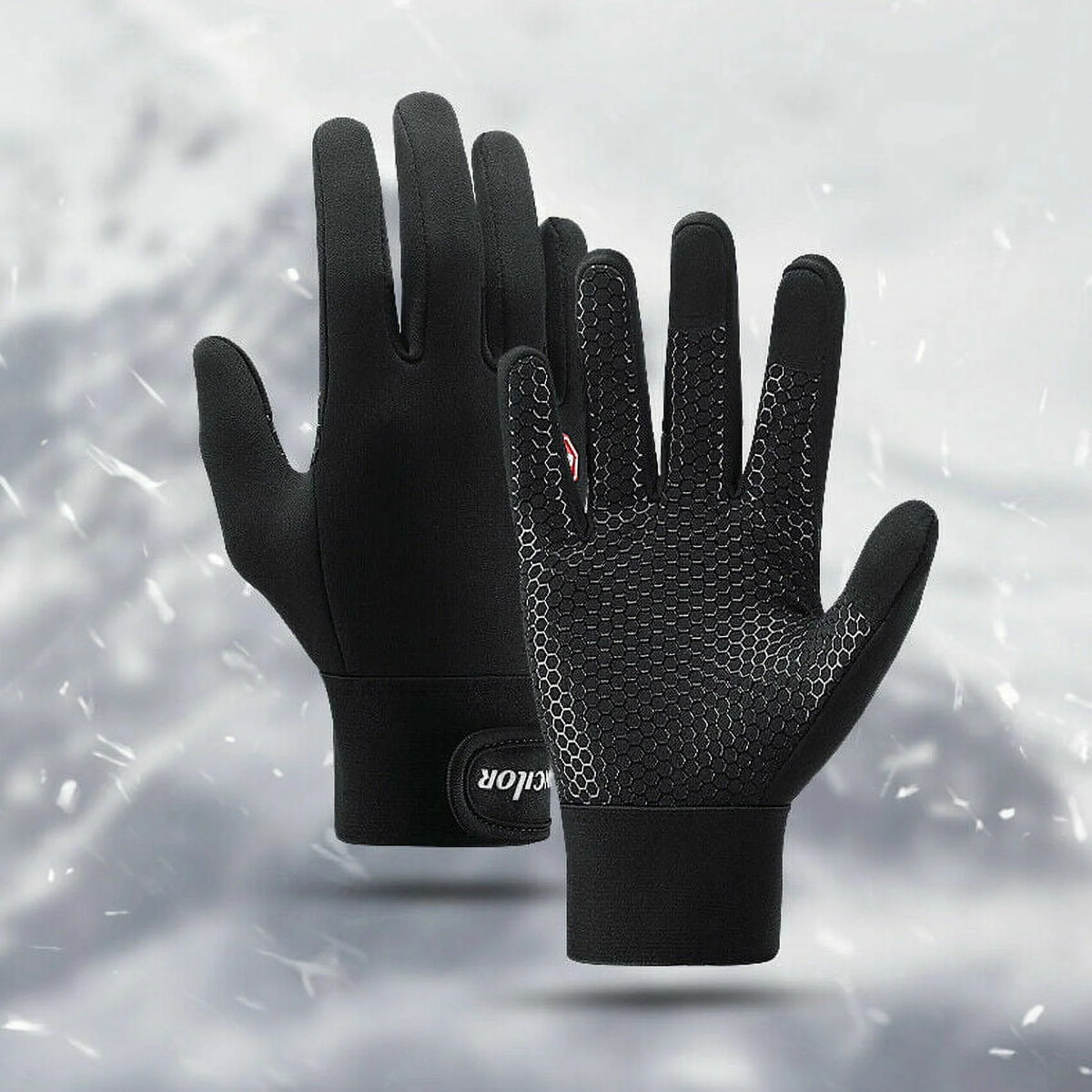 Thermal Waterproof Touchscreen Ski Snow Gloves, Large C5568