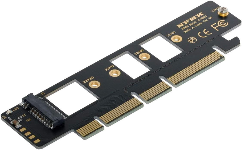 NGFF M.2 M-Key NVME AHCI SSD to PCI-E 3.0 16x 4X Adapter Y641