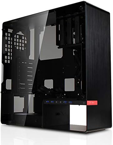 Tempered Glass Mini-ITX Tower Computer Case (901 Black) Y59997