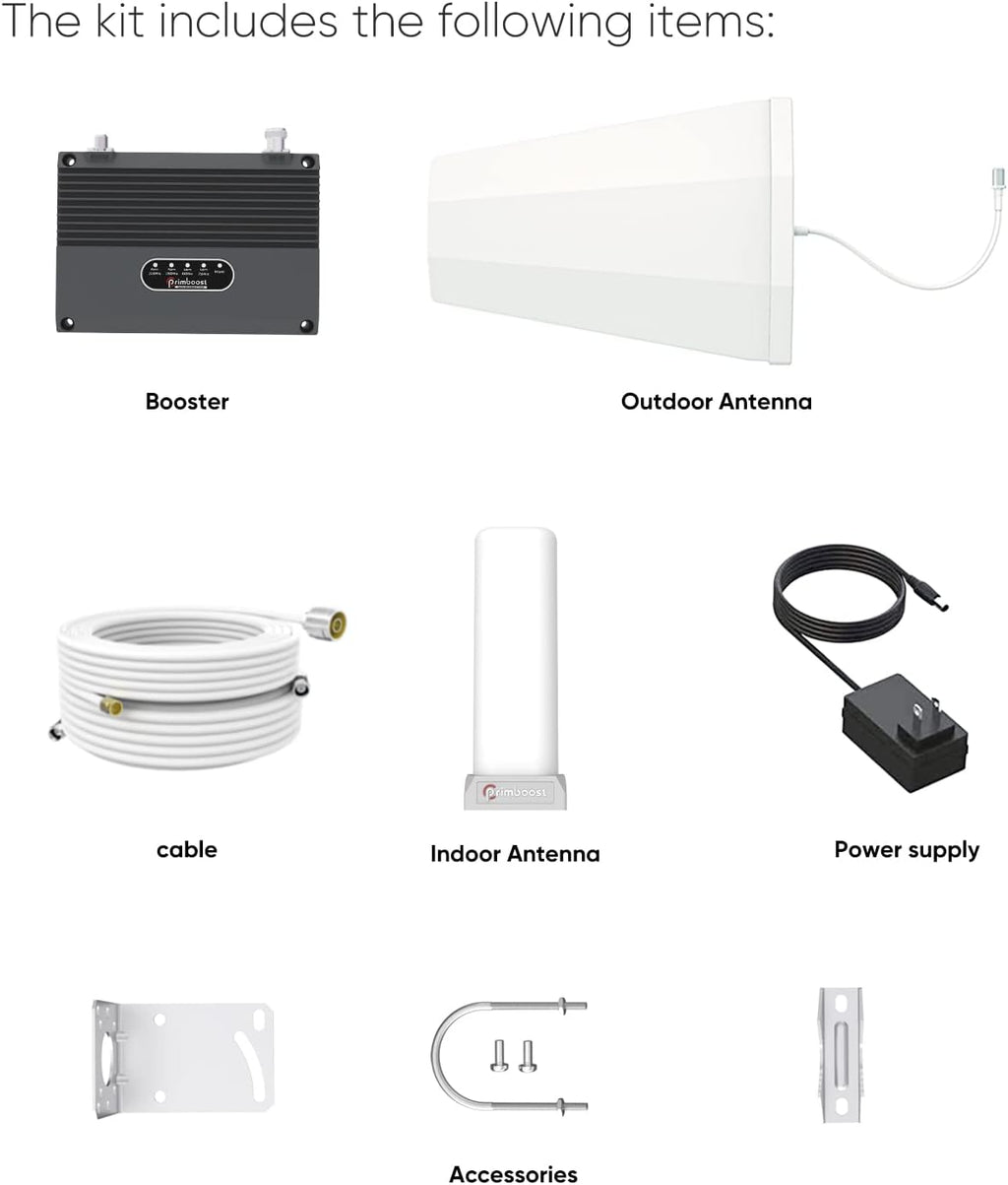 Cell Phone Booster Kit for Home Office, 3G 4G 5G Z22855