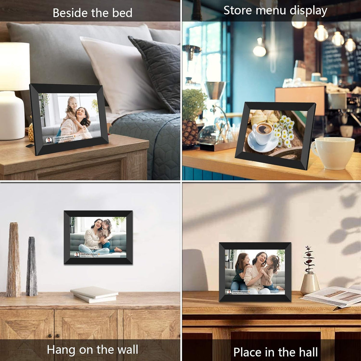 10 Inch Smart WiFi Digital Photo Frame 2K IPS LCD Touch Screen 16GB Storage P200461