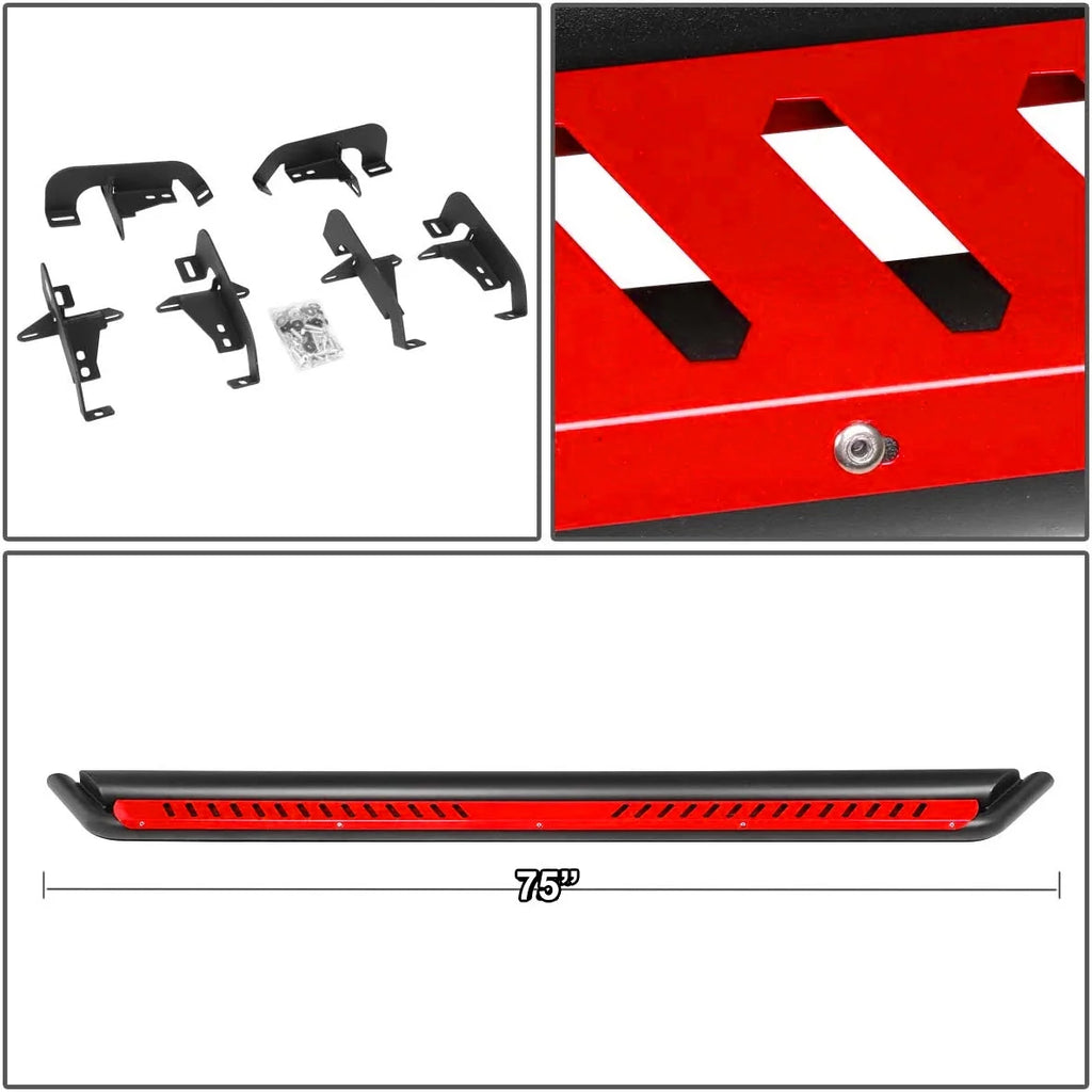 Pair Oval Side Step Nerf Bar Running Board N6344