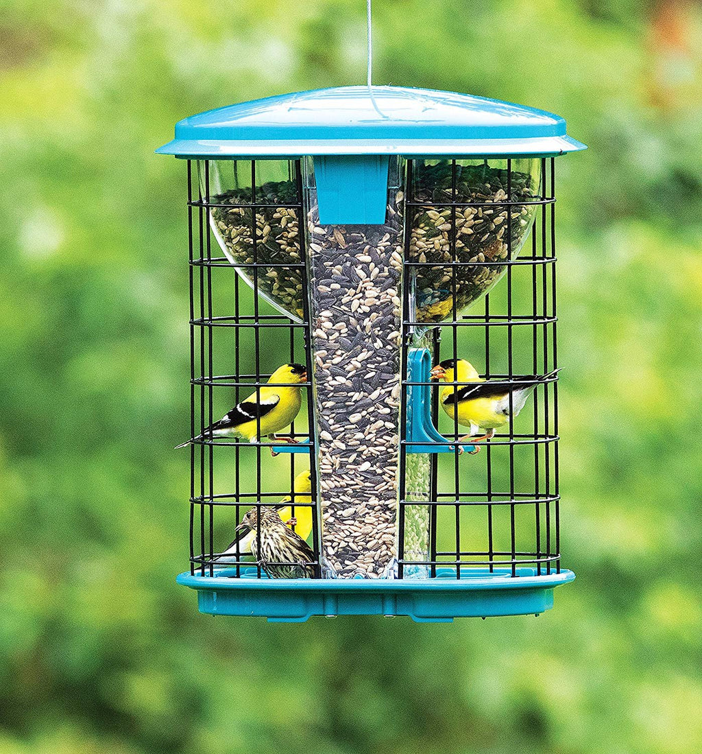 Green Hopper Bird Feeder with Two Feeding Ports C4624