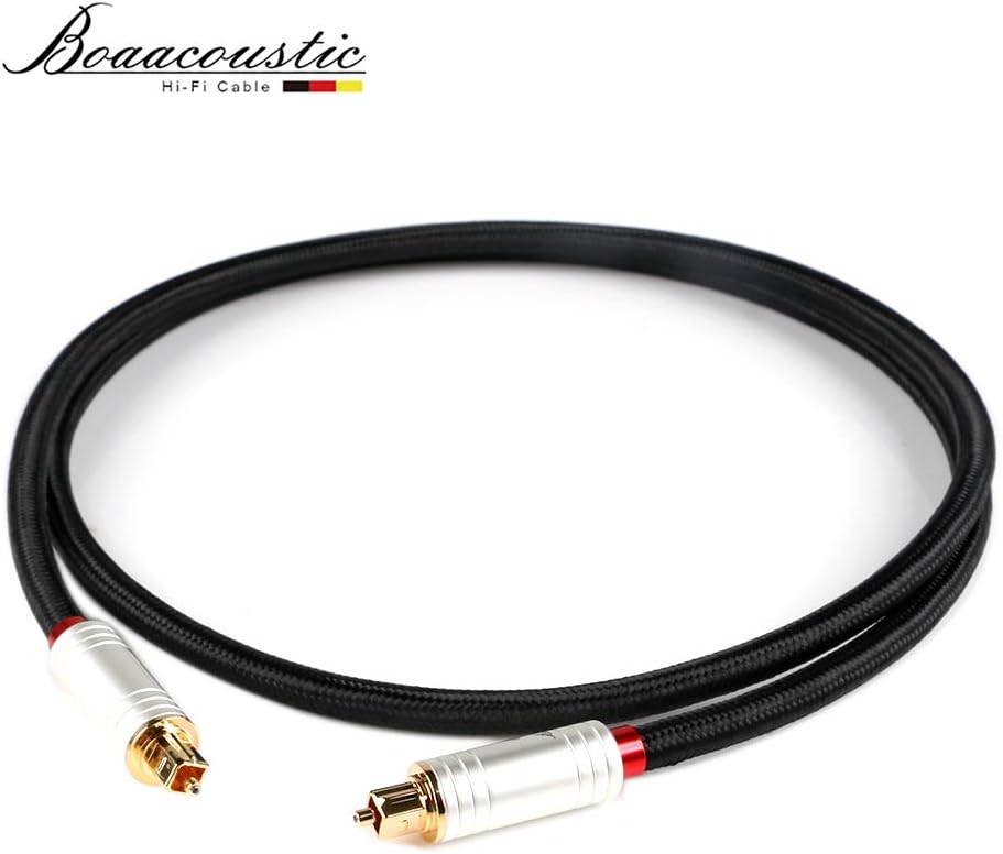 HiFi Fiber Optical Audio Cable, Toslink Cable Male to Male, 16ft/5M S18411